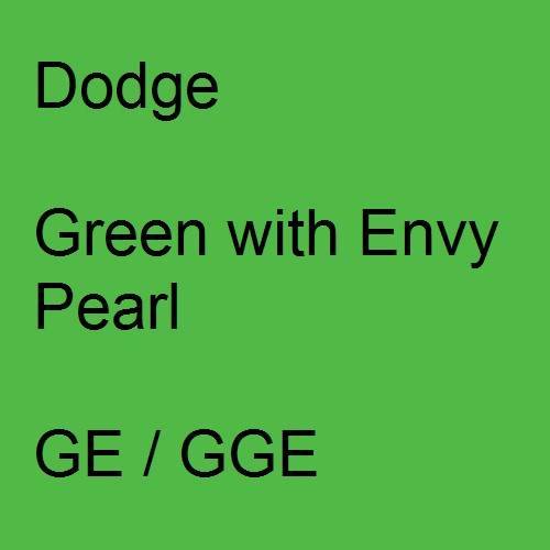 Dodge, Green with Envy Pearl, GE / GGE.